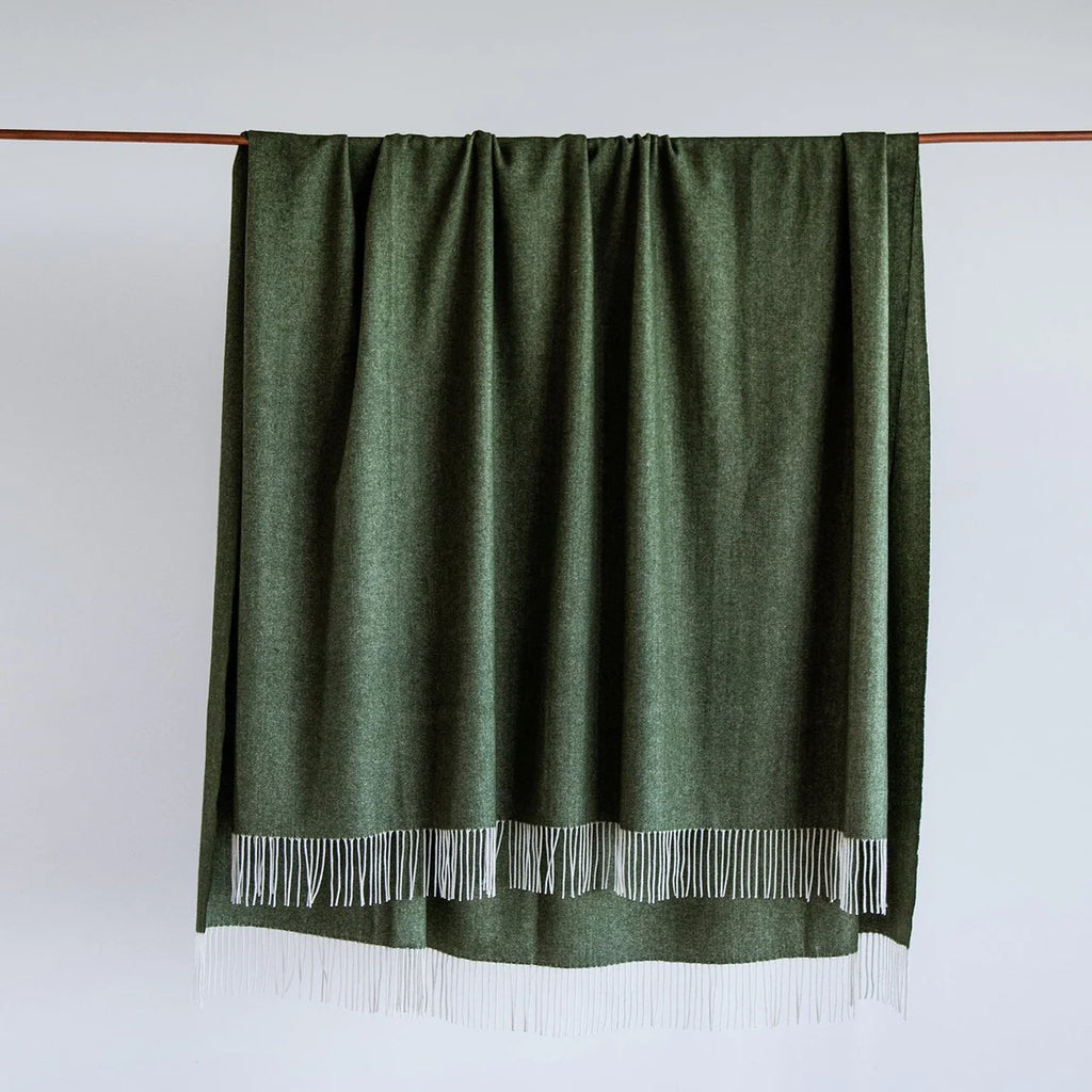 Cashmere/Merino Bach Throw Blanket