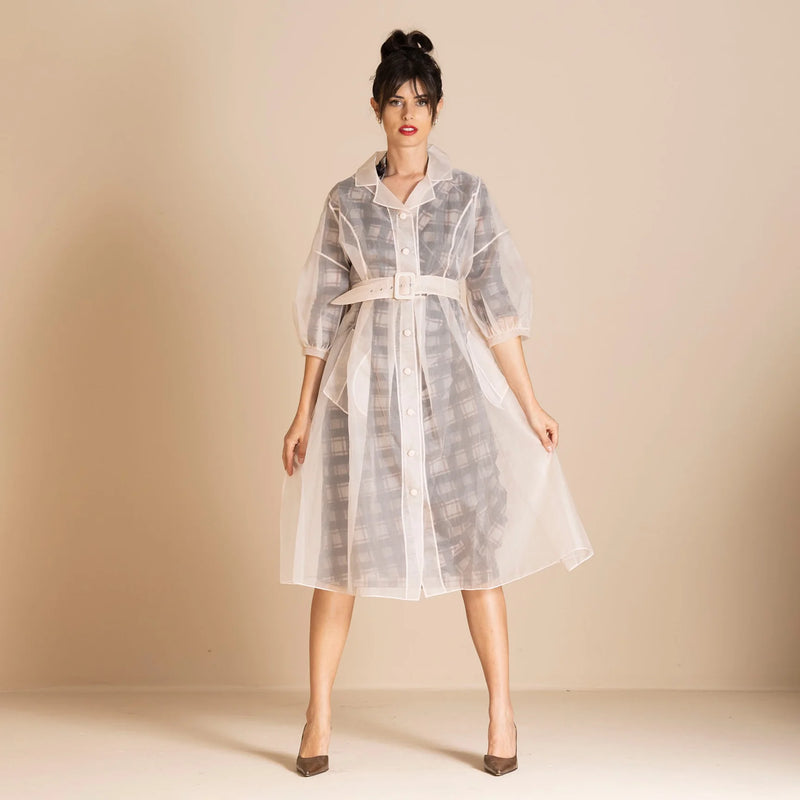 Organza Trench - Petal