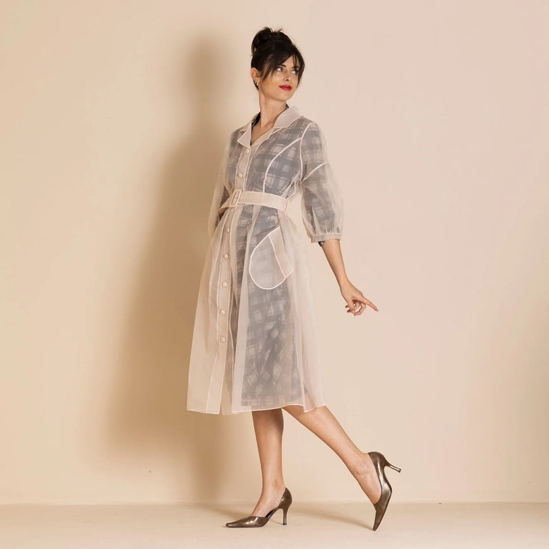 Organza Trench - Petal