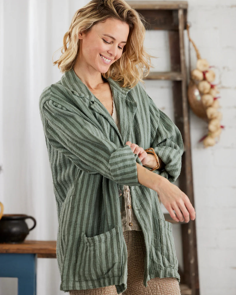 Giacca Blazer Rigaruta - Olive