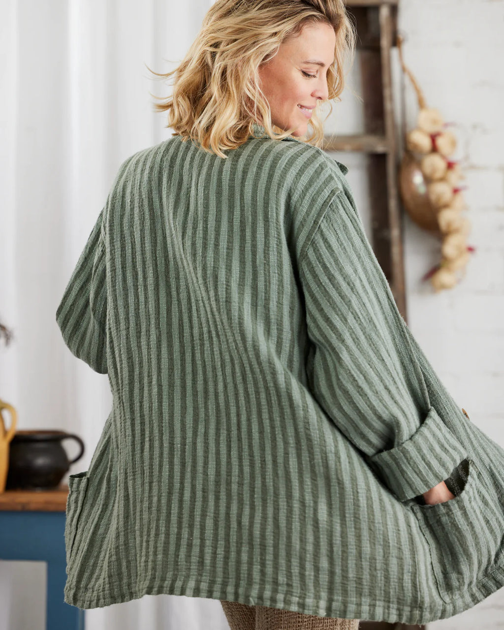 Giacca Blazer Rigaruta - Olive