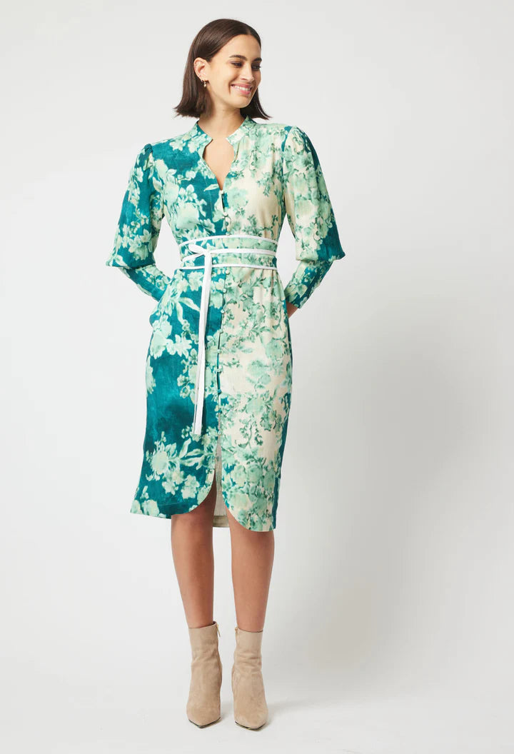 Dynasty Linen Dress