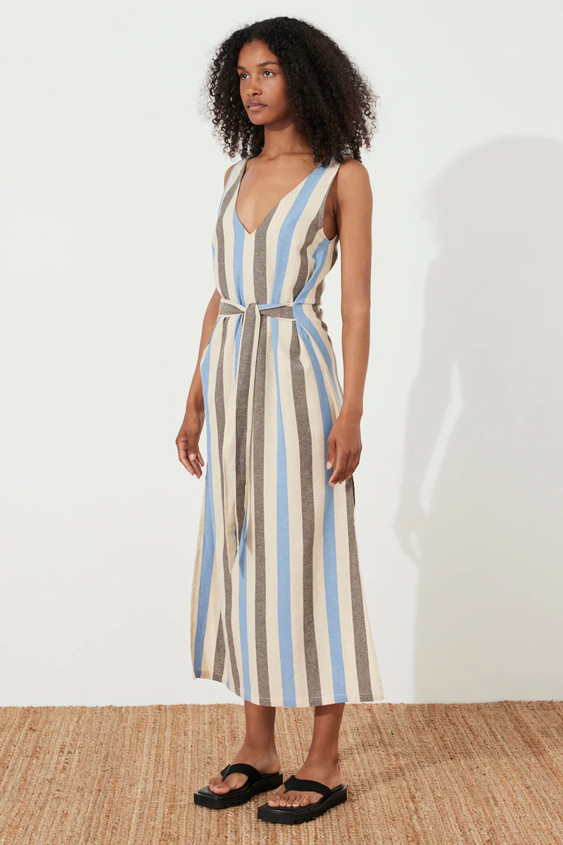 Sky Stripe Organic Cotton Dress