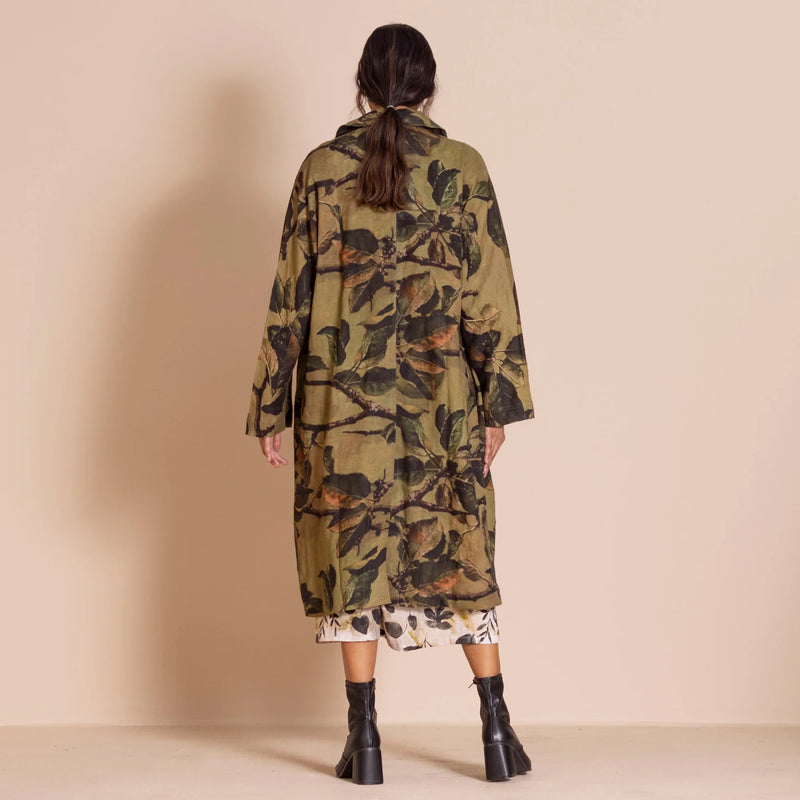 Apple Leaves Dolman Coat