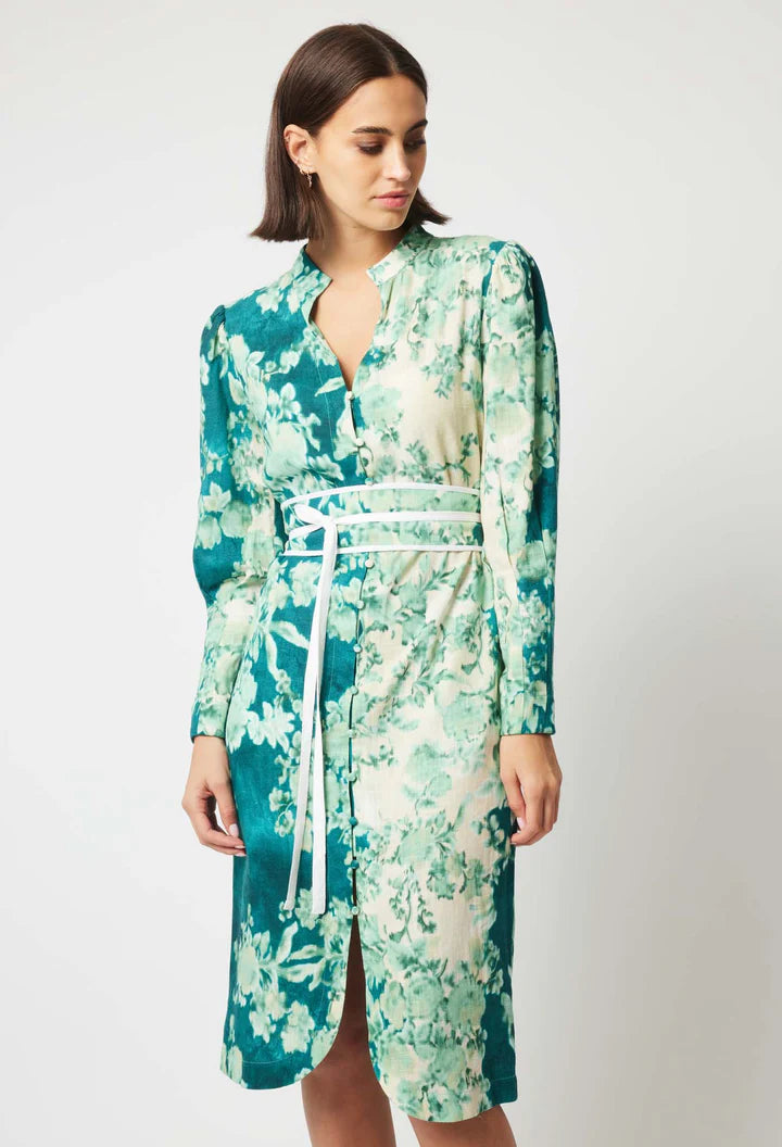 Dynasty Linen Dress