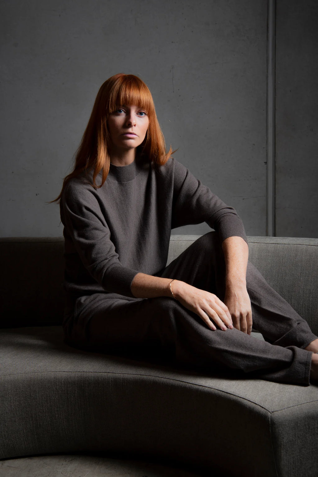 Dolman 3/4 Sleeve Knit - Mocha