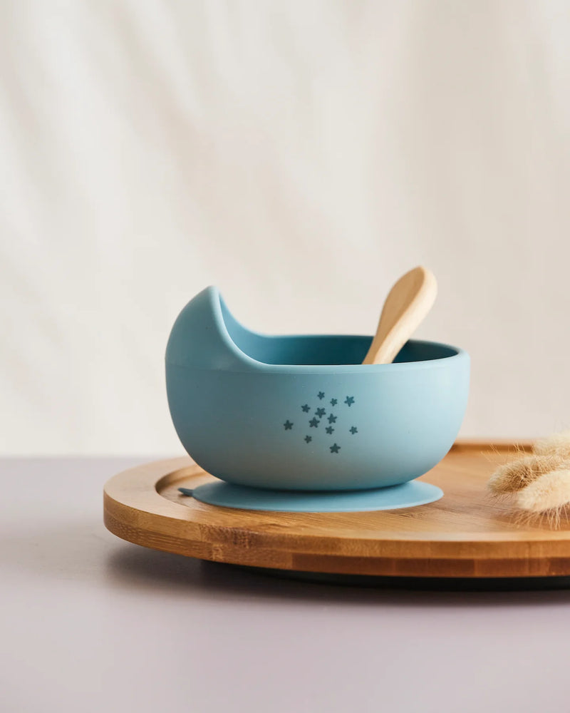 Silicone Baby Suction Bowl with spoon