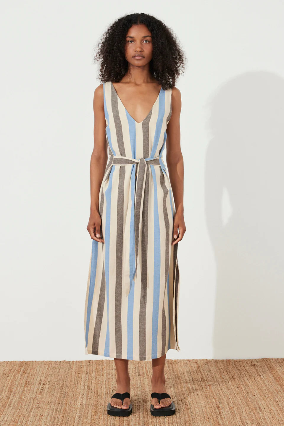 Sky Stripe Organic Cotton Dress