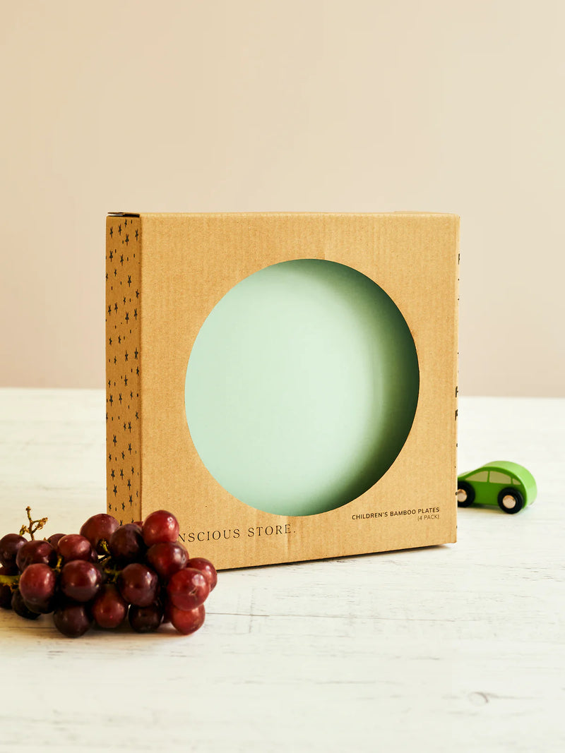 Children's Bamboo Plates (4 pack)