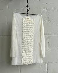 Rowena Top - Cotton Mesh - Cream