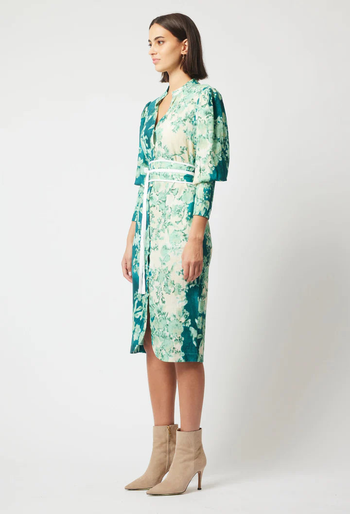 Dynasty Linen Dress