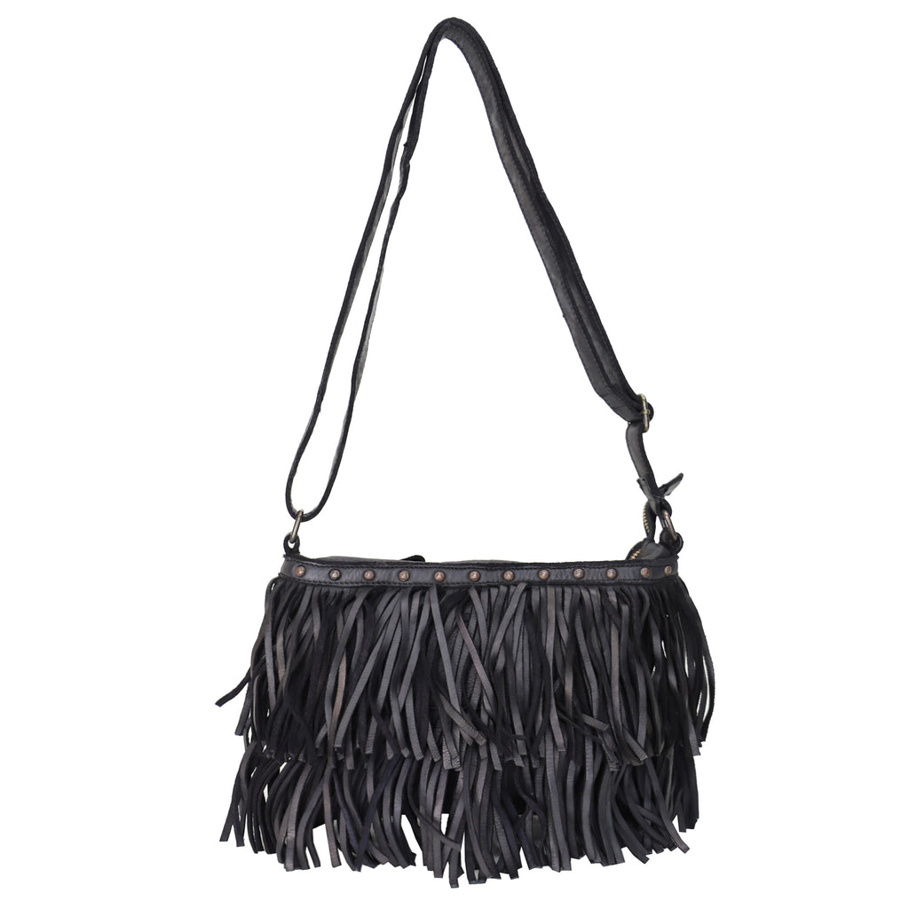 Fatima Crossbody Bag- Black