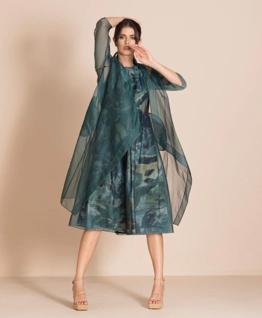 Silk Organza Samurai Coat