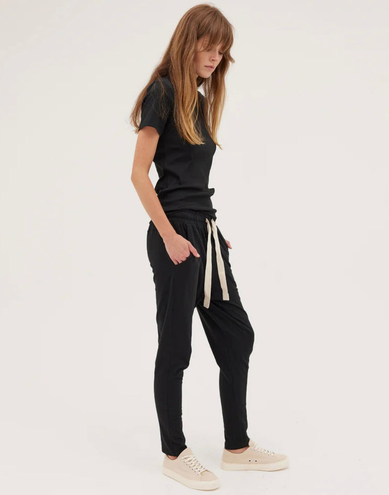 The Jersey Lounge Pant Black
