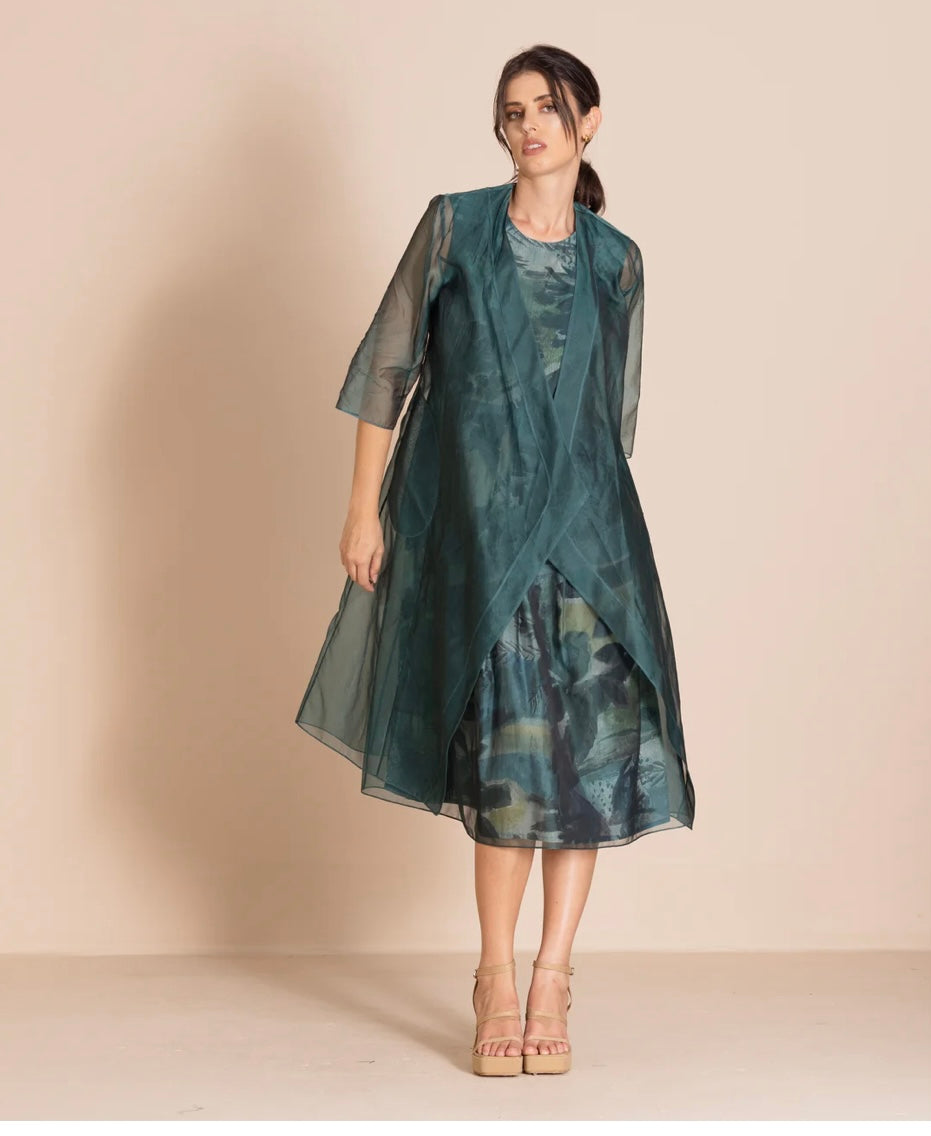 Silk Organza Samurai Coat