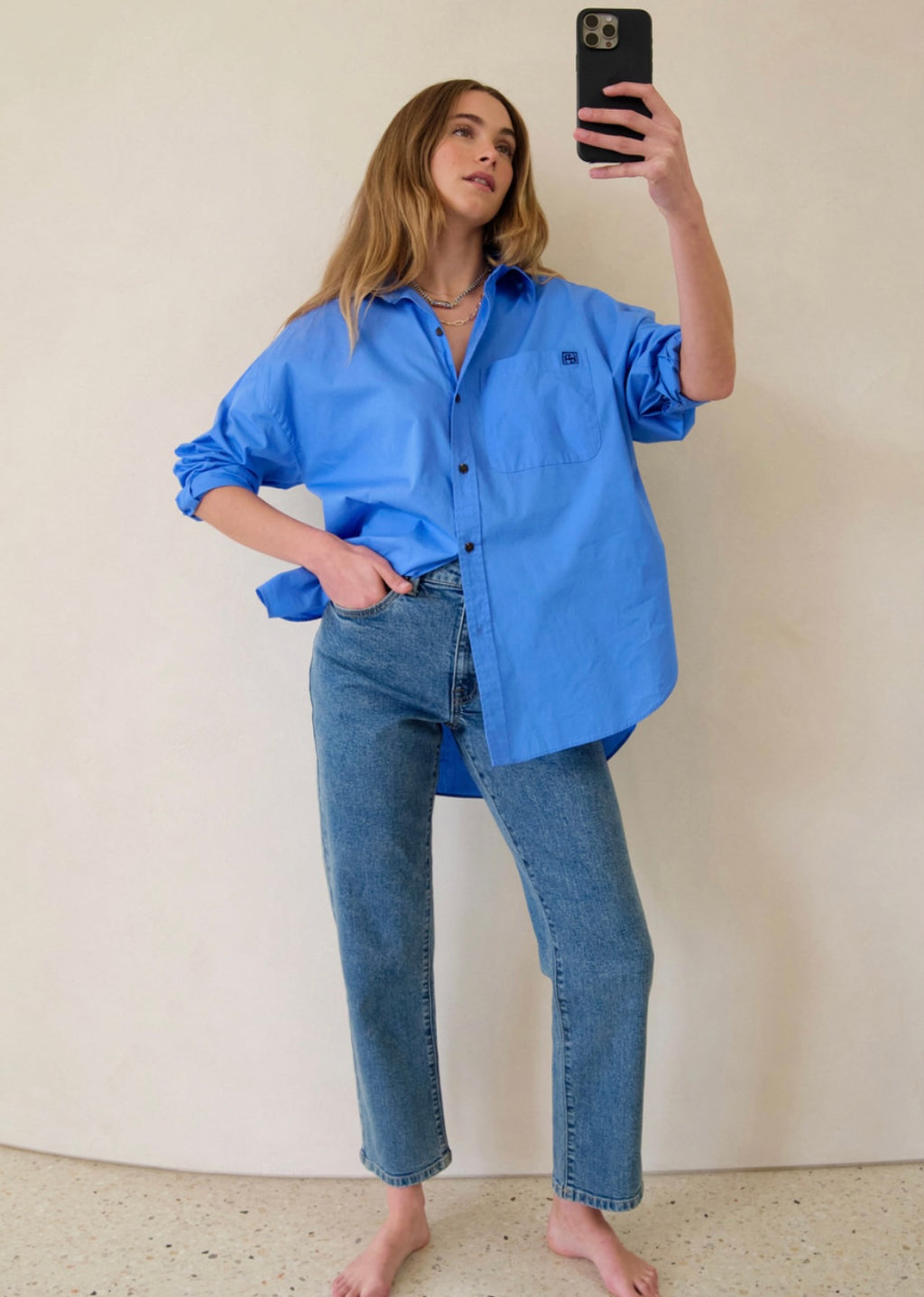 Straight Leg Jean Fresh Indigo