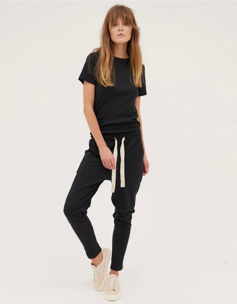 The Jersey Lounge Pant Black