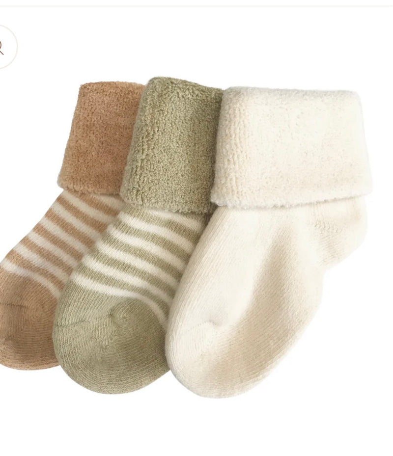 Organic Cotton Socks Striped 3 pack