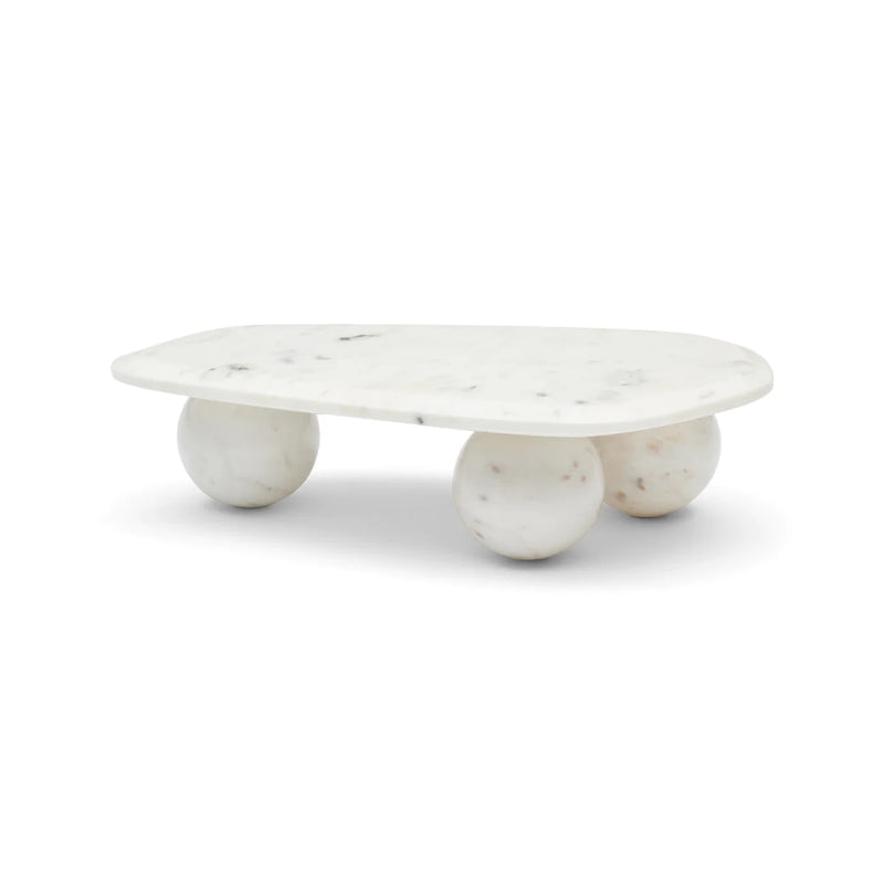 Gio Marble Platter White