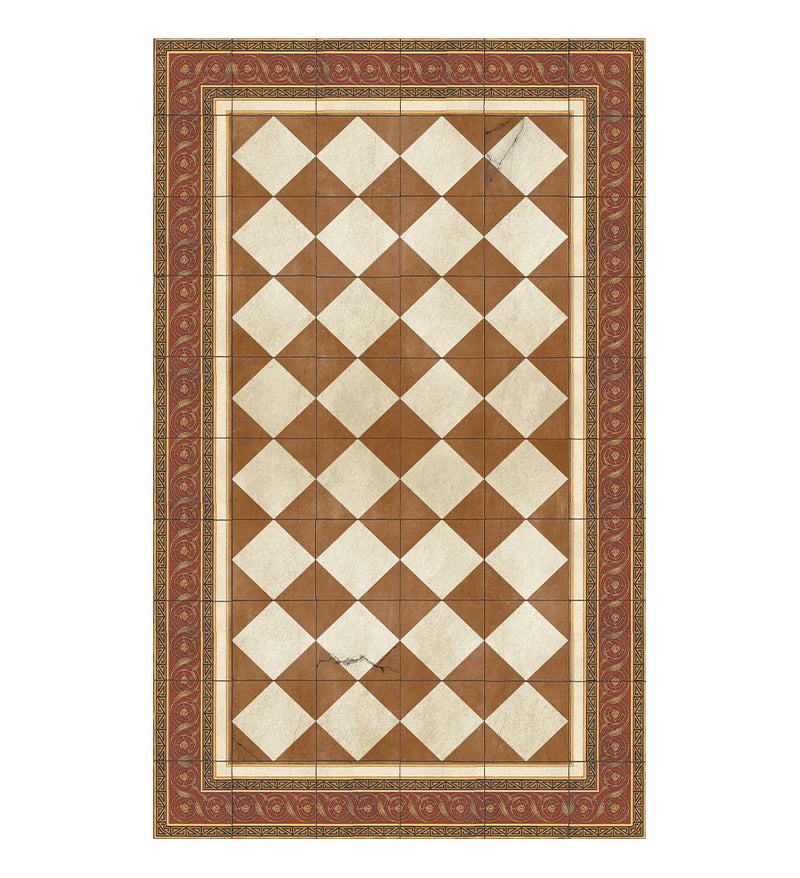 Gambit Camel Vinyl floor Mat 120x195
