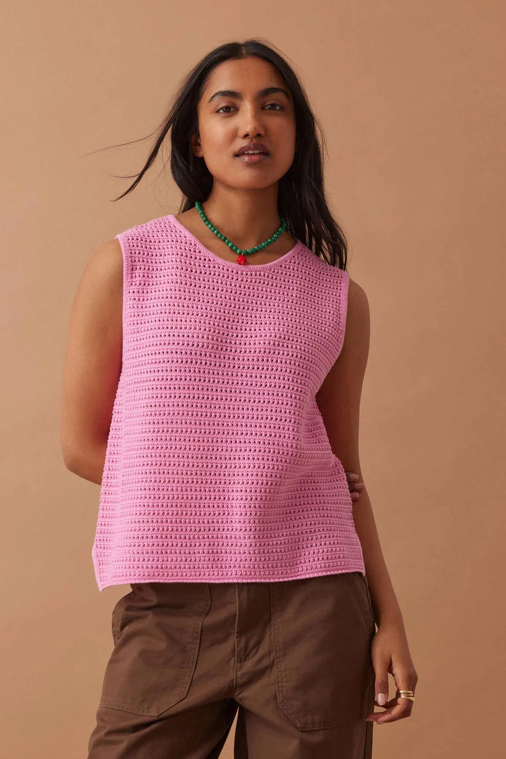 Margot mesh knit tank