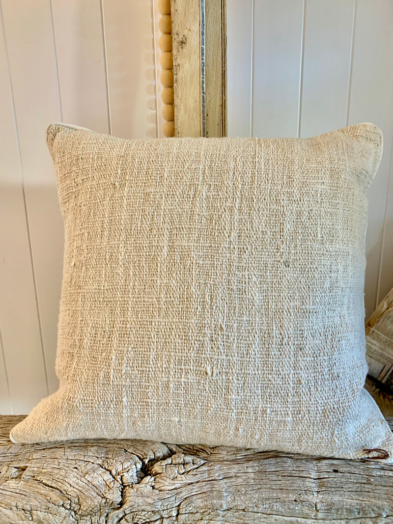 Luxe Linen Cushion - Cream