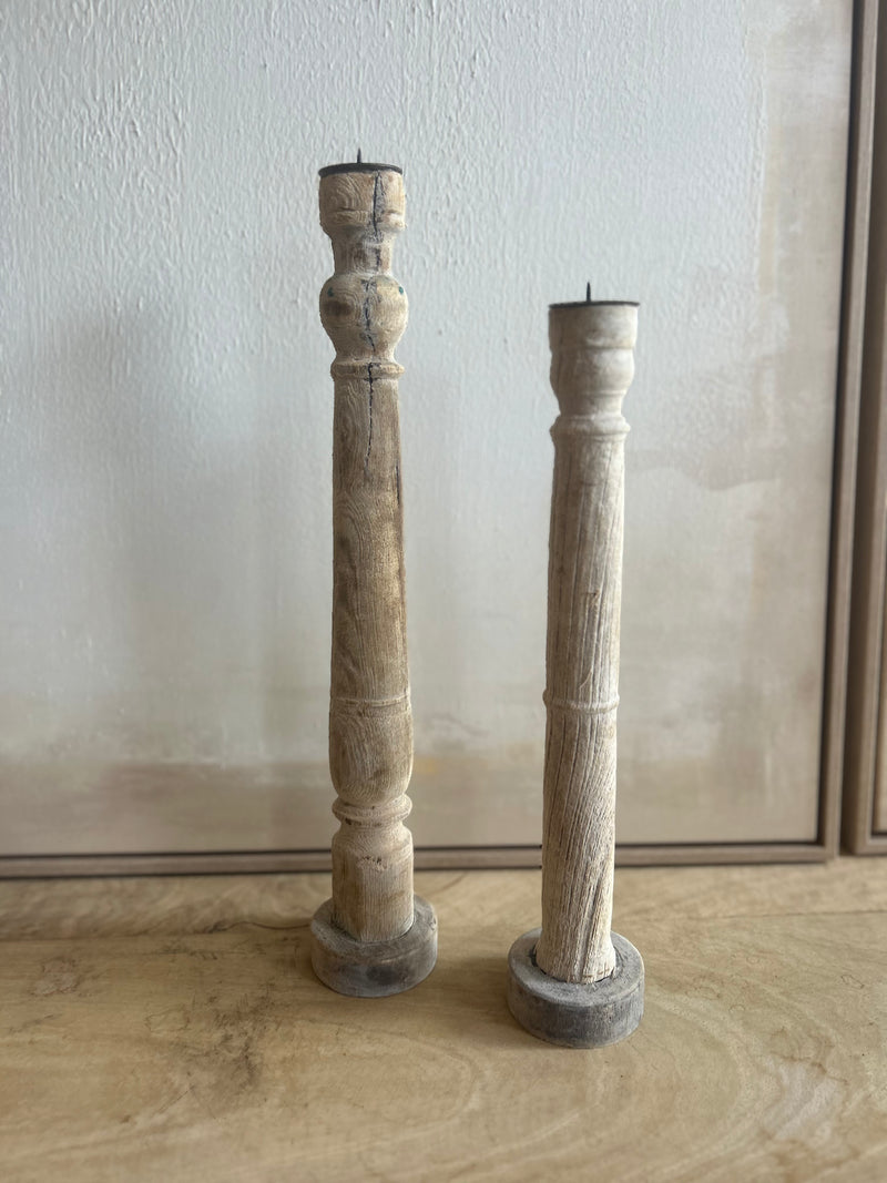 Rustic Candlesticks