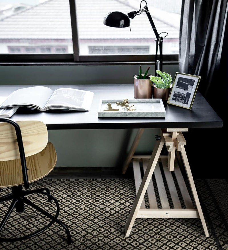 Jaipur Black Vinyl Mat