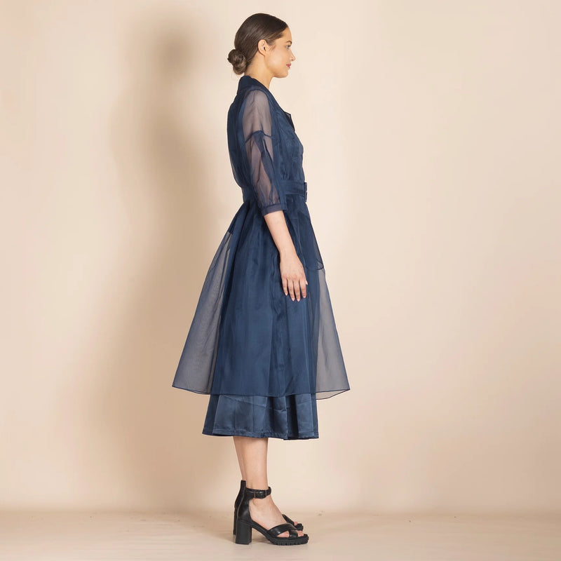 Organza Trench - Black