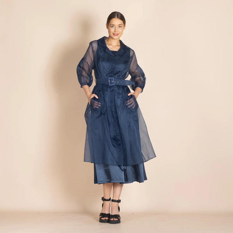Organza Trench - Black