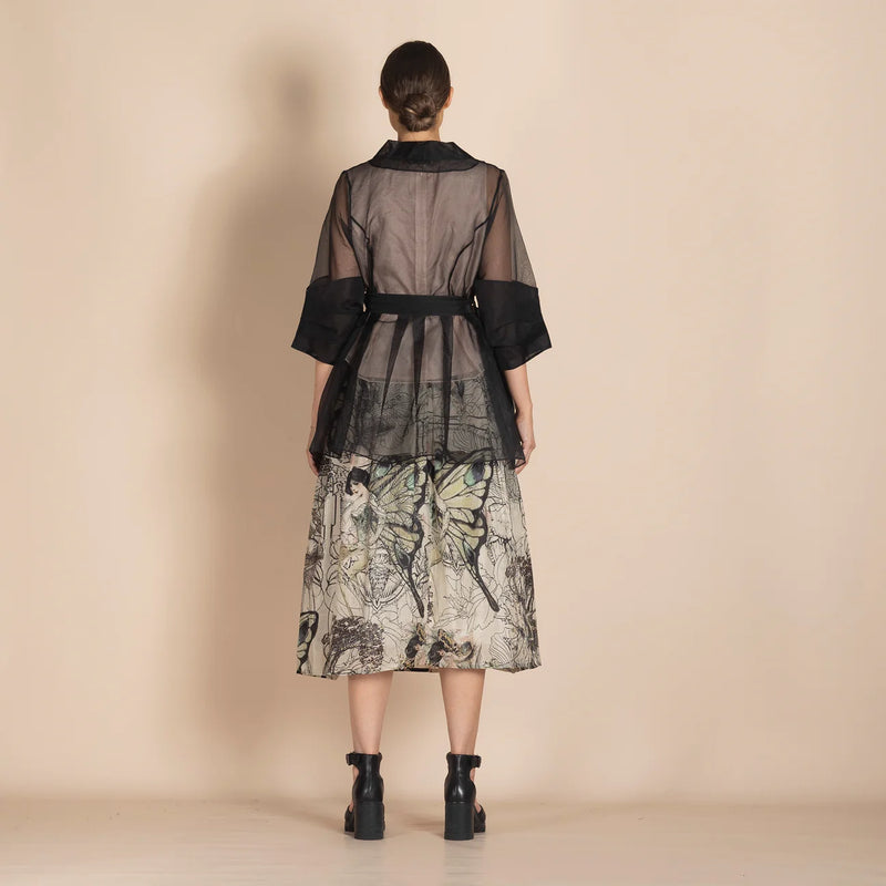 Organza Doris Day Jacket - Black