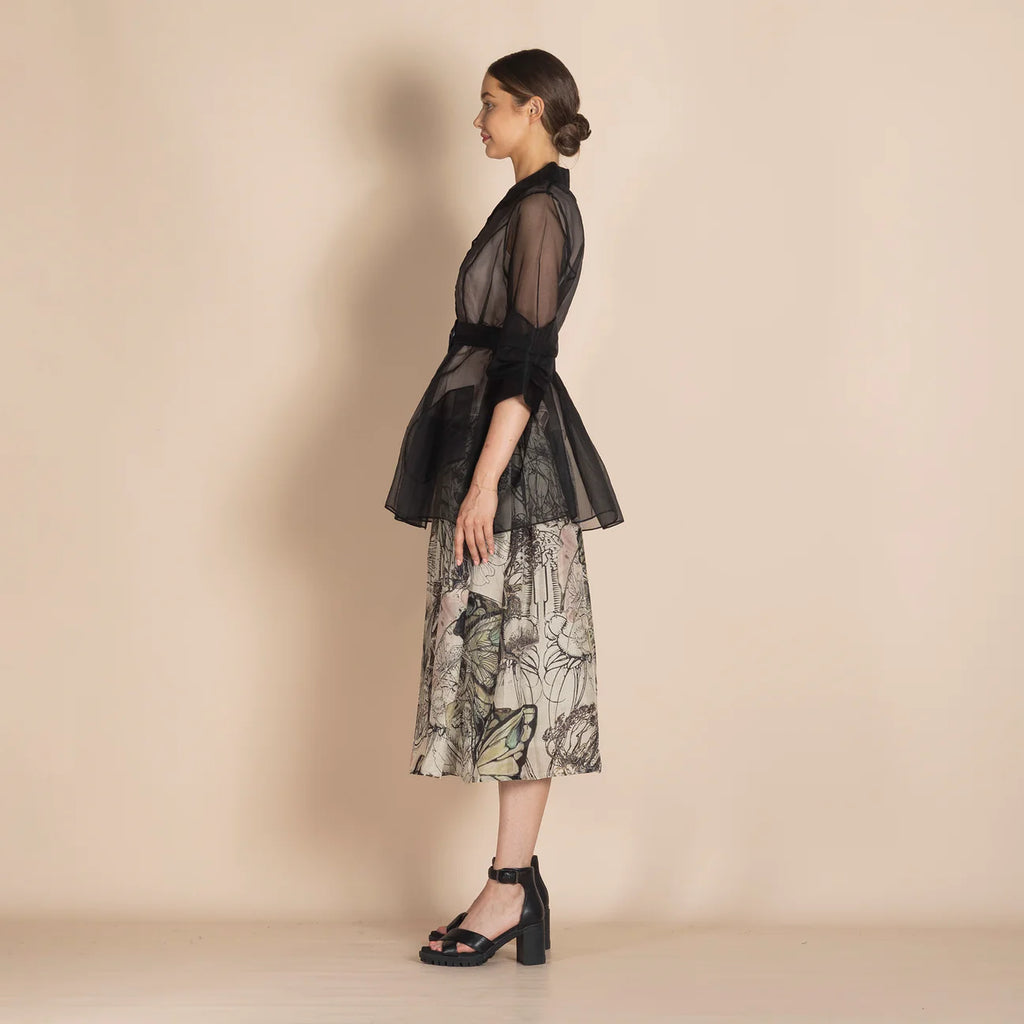 Organza Doris Day Jacket - Black