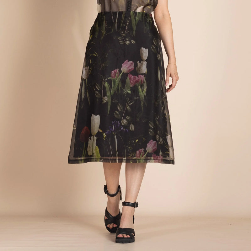 Tulips A-Line Skirt