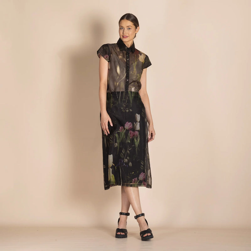 Tulips A-Line Skirt