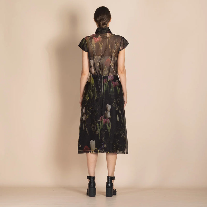 Tulips A-Line Skirt