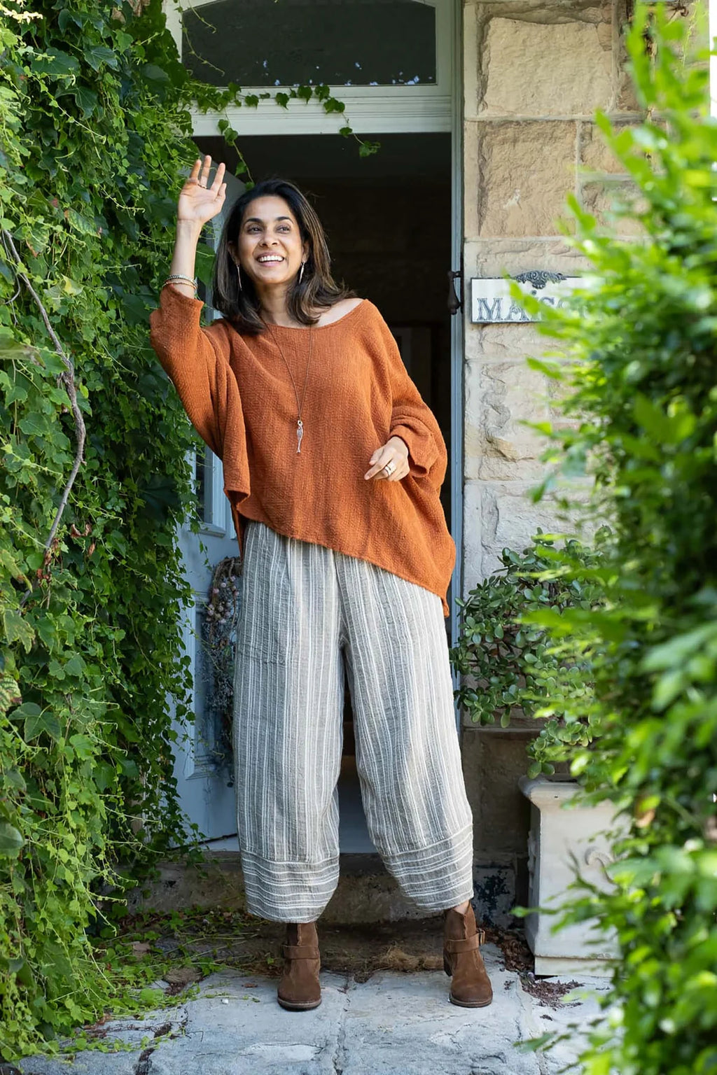 Maglia Sibilla - Vento - Terracotta