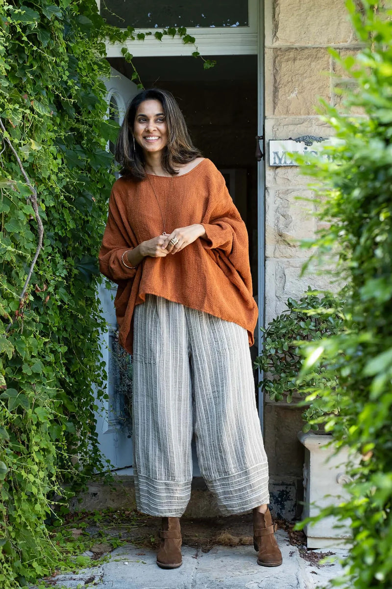 Maglia Sibilla - Vento - Terracotta