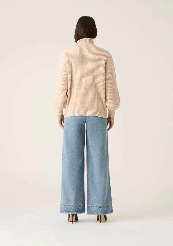 Piper Knit Jumper - Almond