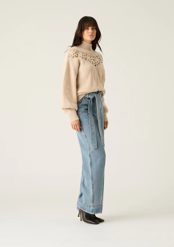 Piper Knit Jumper - Almond