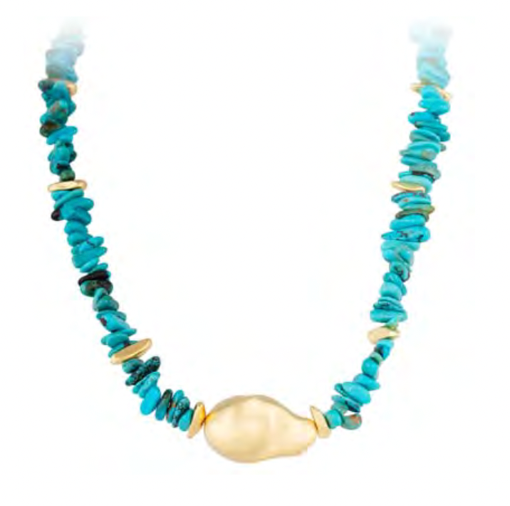 La Mer Golden Baroque Necklace