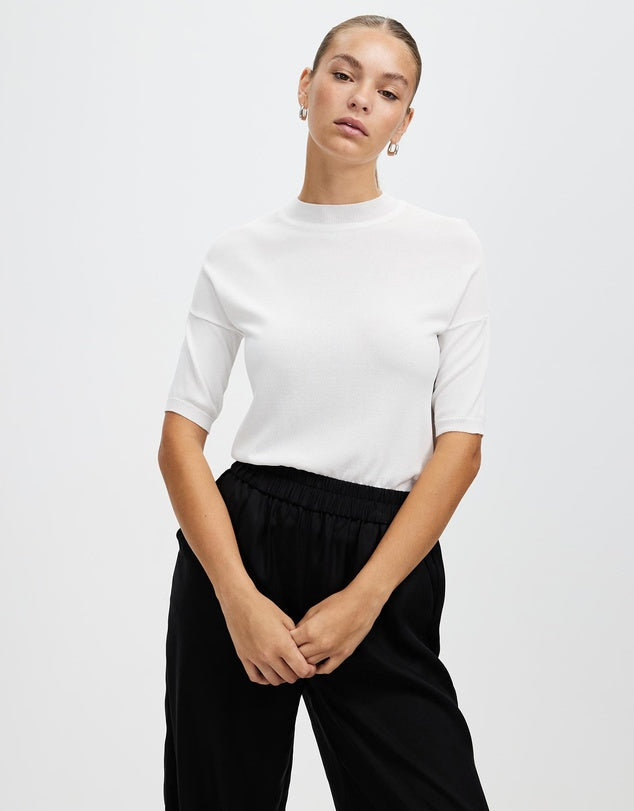New Jewel Knit Top - White