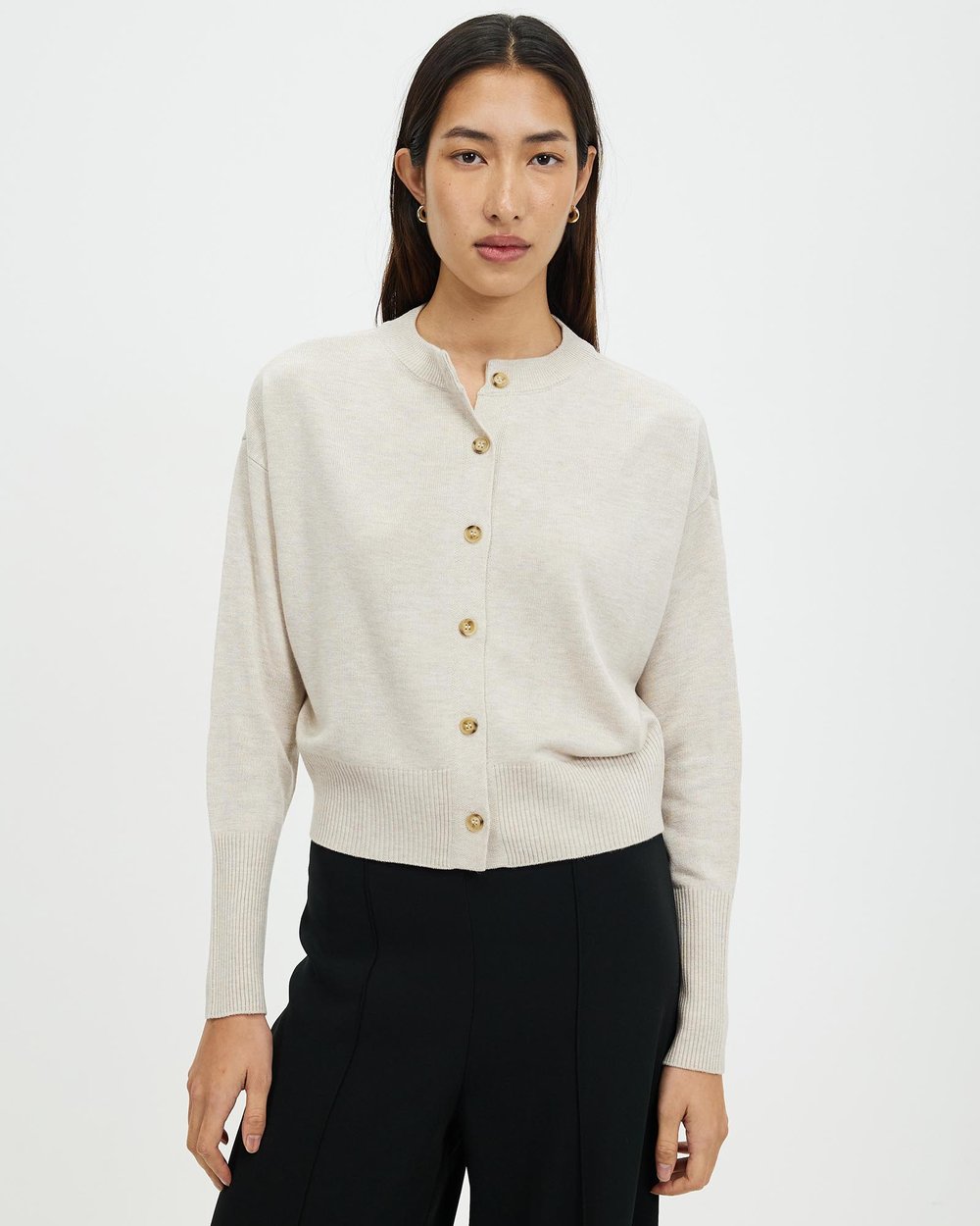 Dacey Cardigan - Ivory White