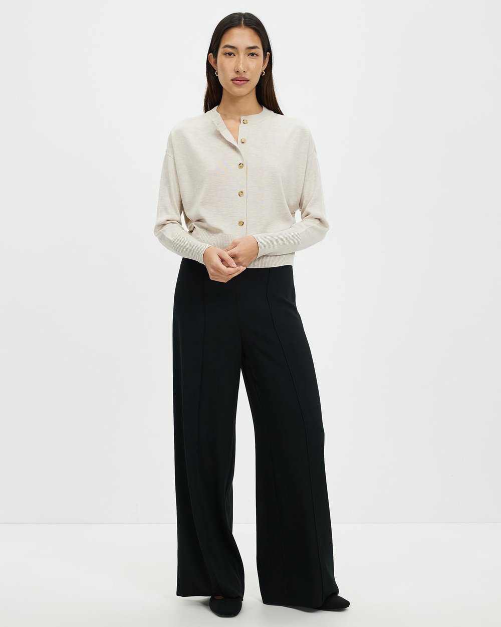Dacey Cardigan - Ivory White