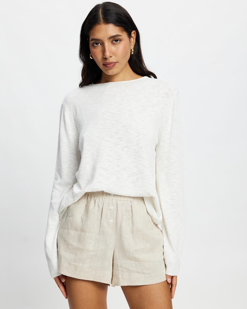 Harper Sweater - White