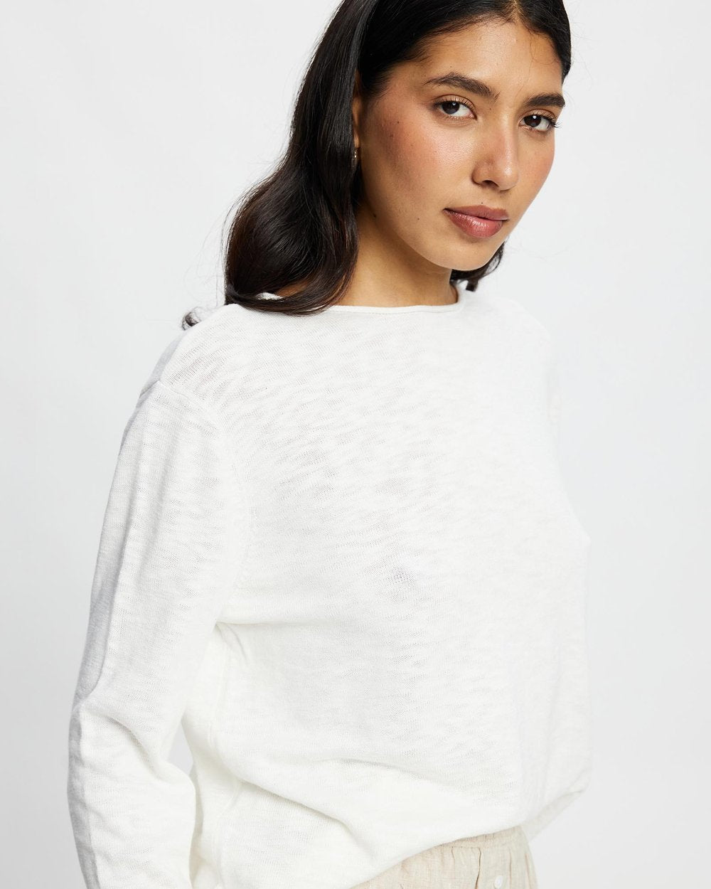 Harper Sweater - White