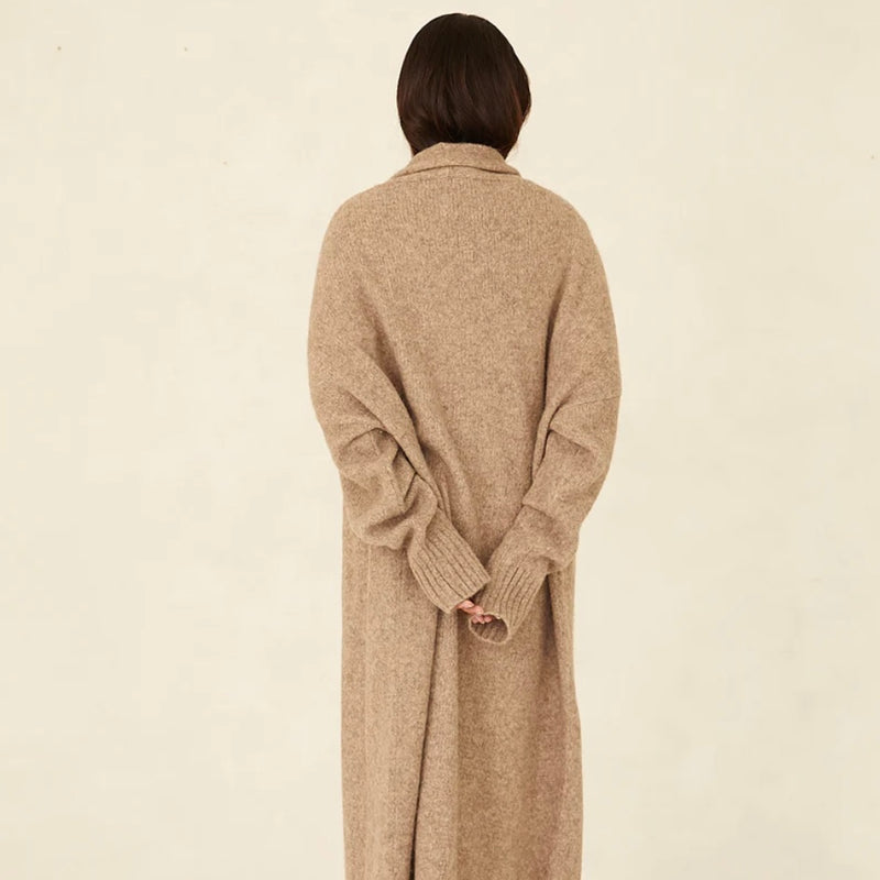 The Long Cardigan Peppercorn