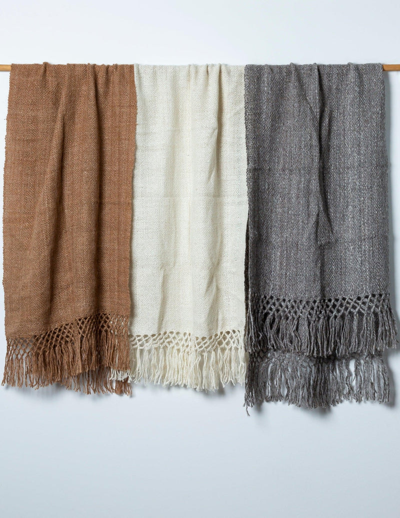 Llama Wool Oversized Scarf