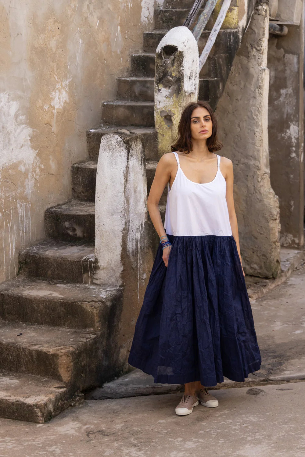 Tutu Slip Long - Indigo