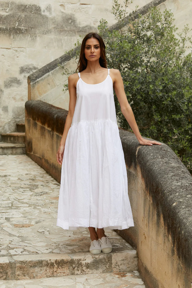 Tutu Slip Long - White