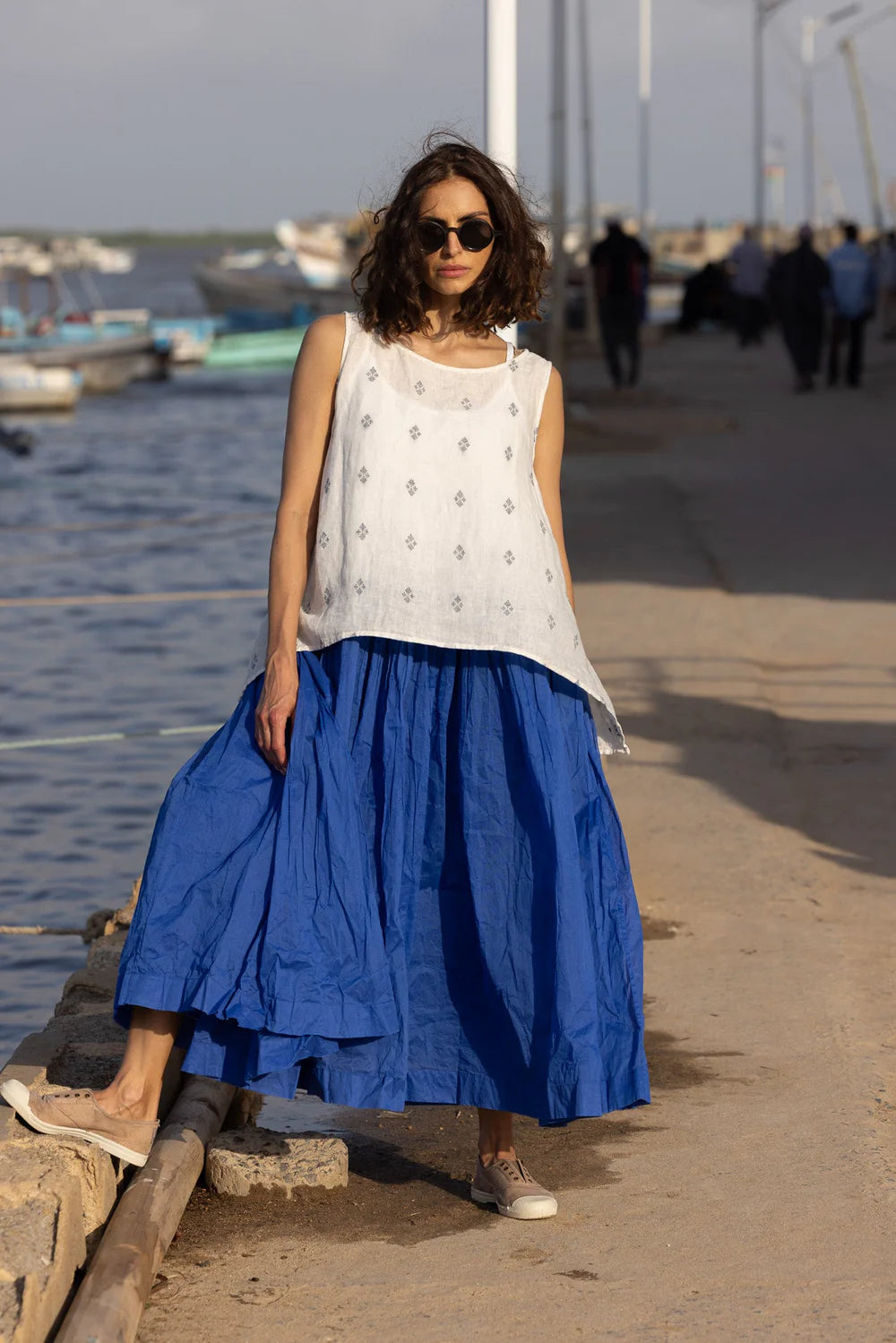 Tutu Slip Long - Cobalt